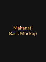 Mahanati Biographical Drama Vault Tee back mockup product image