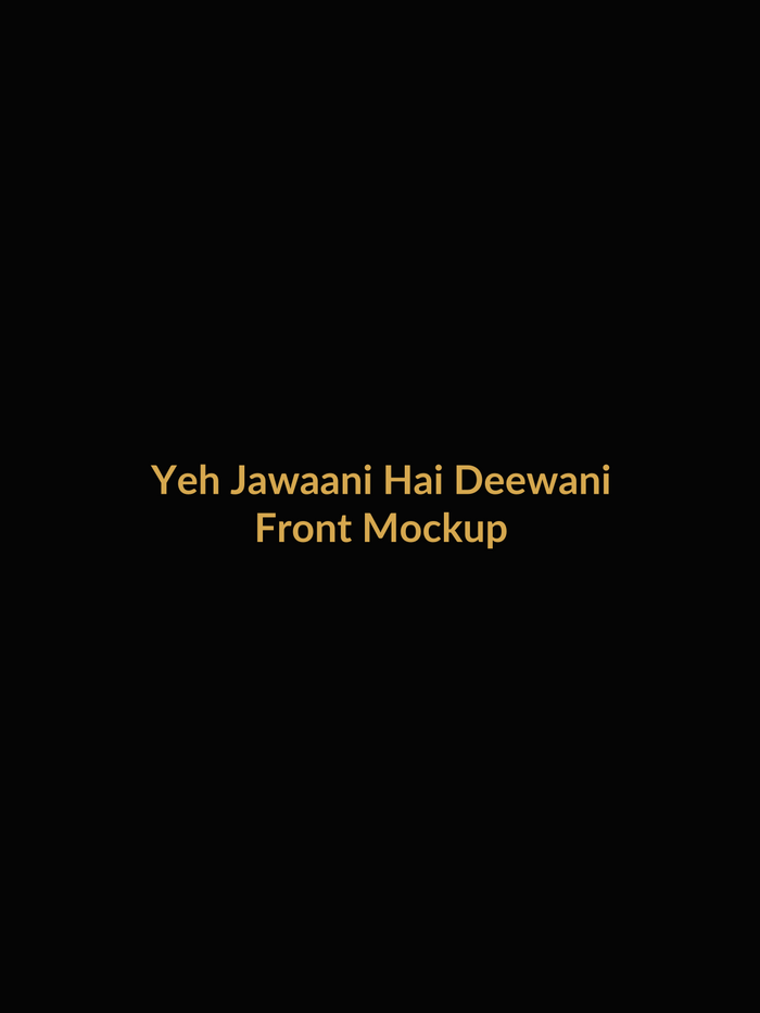 Yeh Jawaani Hai Deewani Musical Drama Vault Tee front product image
