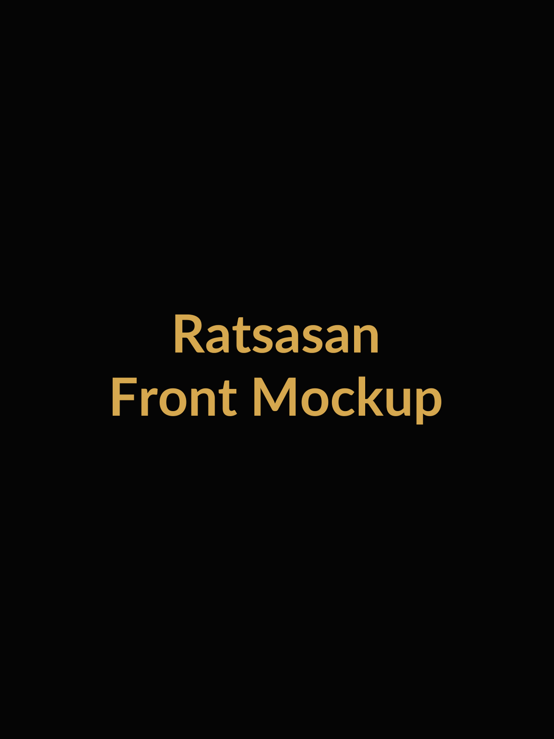 Ratsasan Psychological Thriller Vault Tee front product image