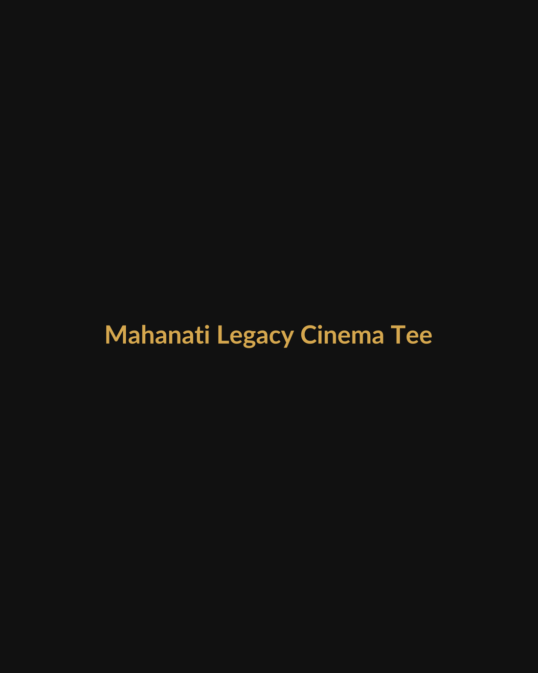 Mahanati Inspired Legacy Cinema Tee product mockup