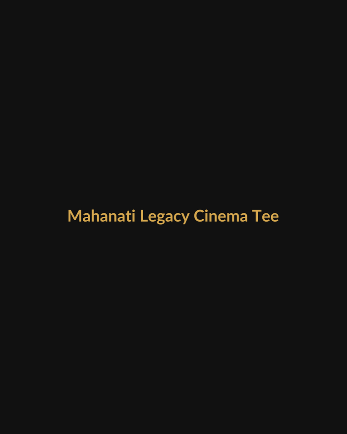 Mahanati Inspired Legacy Cinema Tee product mockup