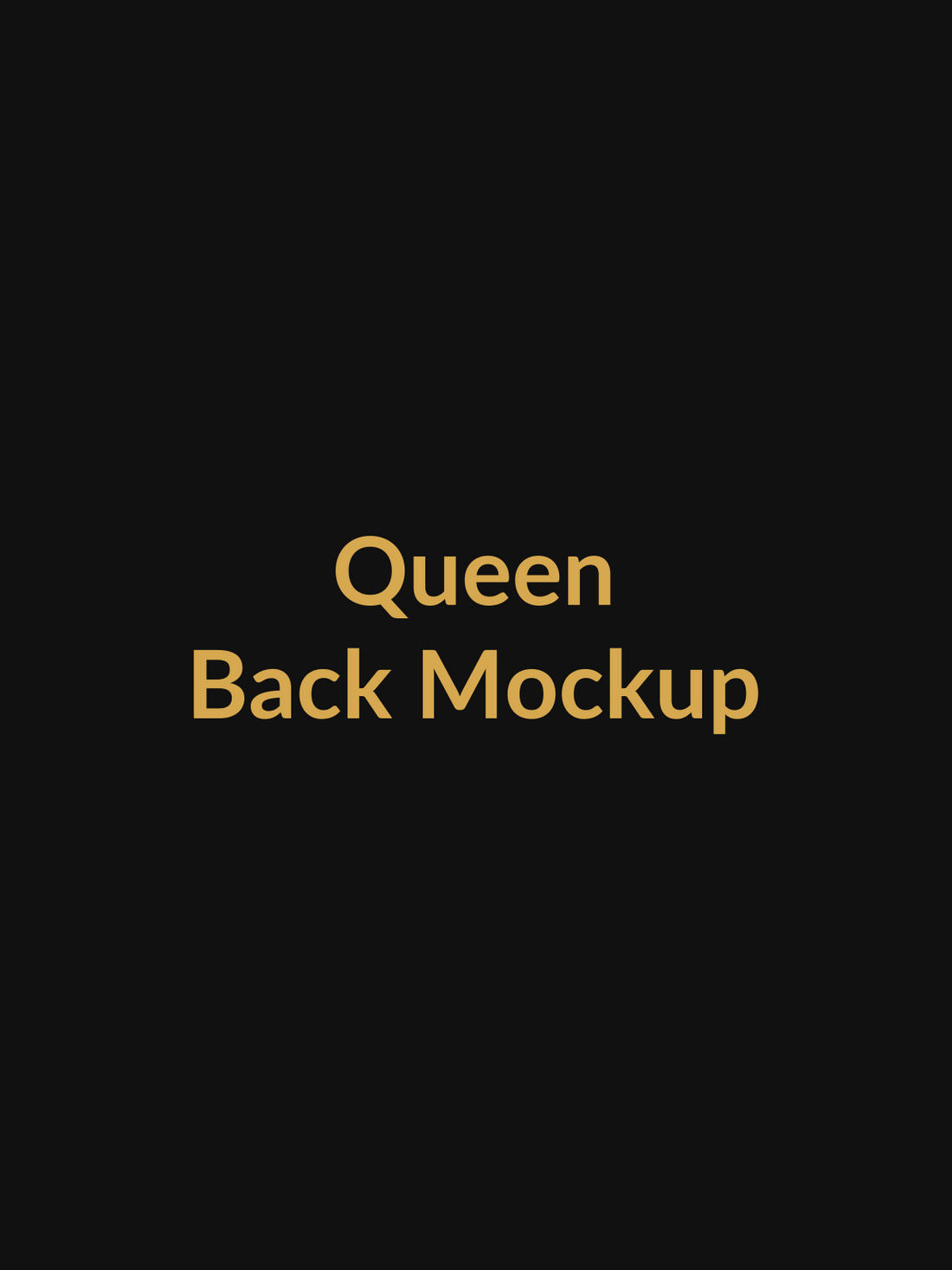 Queen Feminist Comedy Drama Vault Tee back mockup product image