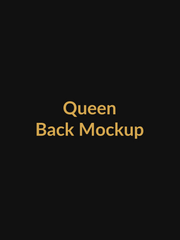 Queen Feminist Comedy Drama Vault Tee back mockup product image