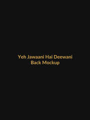 Yeh Jawaani Hai Deewani Musical Drama Vault Tee back mockup product image
