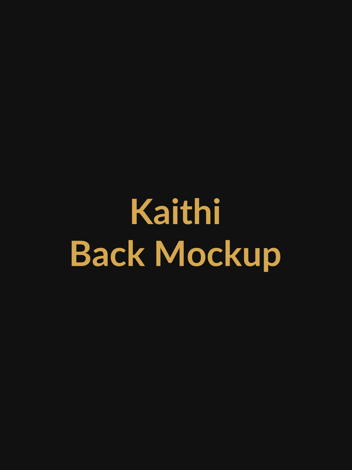 Kaithi Action Thriller Vault Tee back mockup product image
