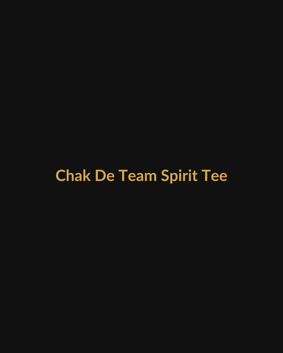 Chak De Inspired Team Spirit Tee product mockup